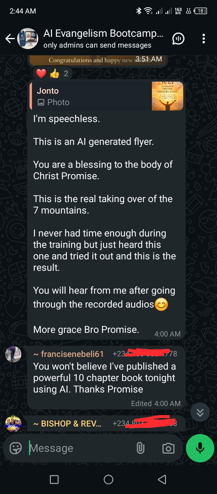 AI Evangelism Testimonial 8